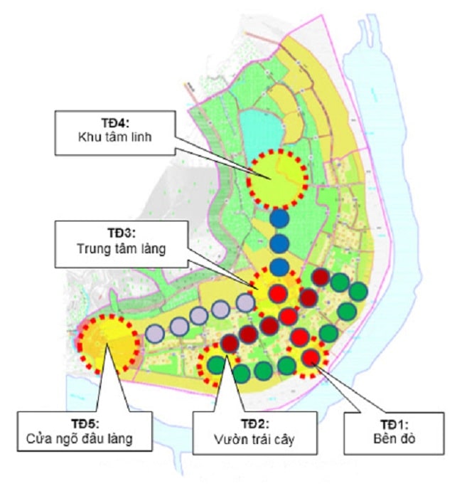 Bản đồ làng Đại Bình